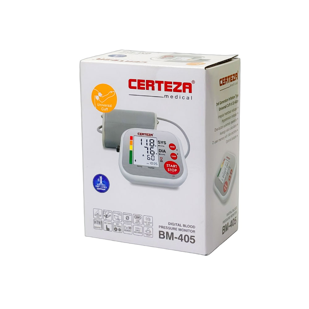 Certeza BM-405 Digital Blood Pressure Monitor