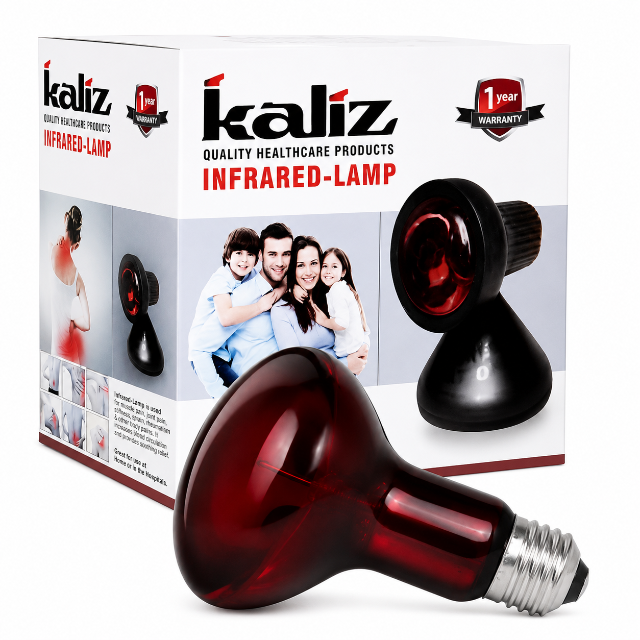 Kaliz Infrared Heat Lamp for Pain Relief
