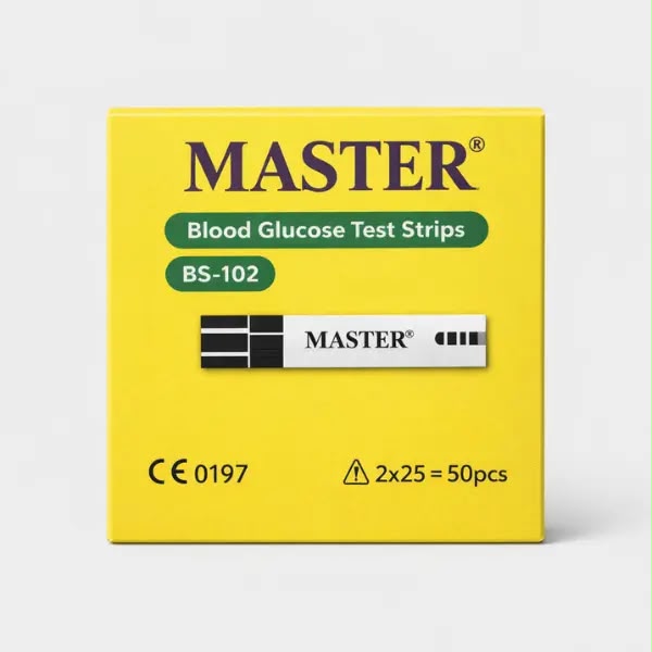 Master Blood Glucose Strips 50pcs