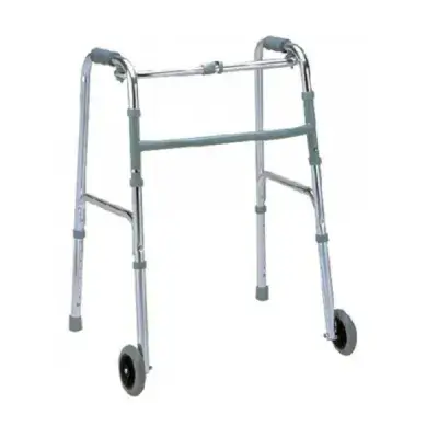 Hospitech Folding Walker With Wheel